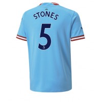 Fotbalové Dres Manchester City John Stones #5 Domácí 2022-23 Krátký Rukáv